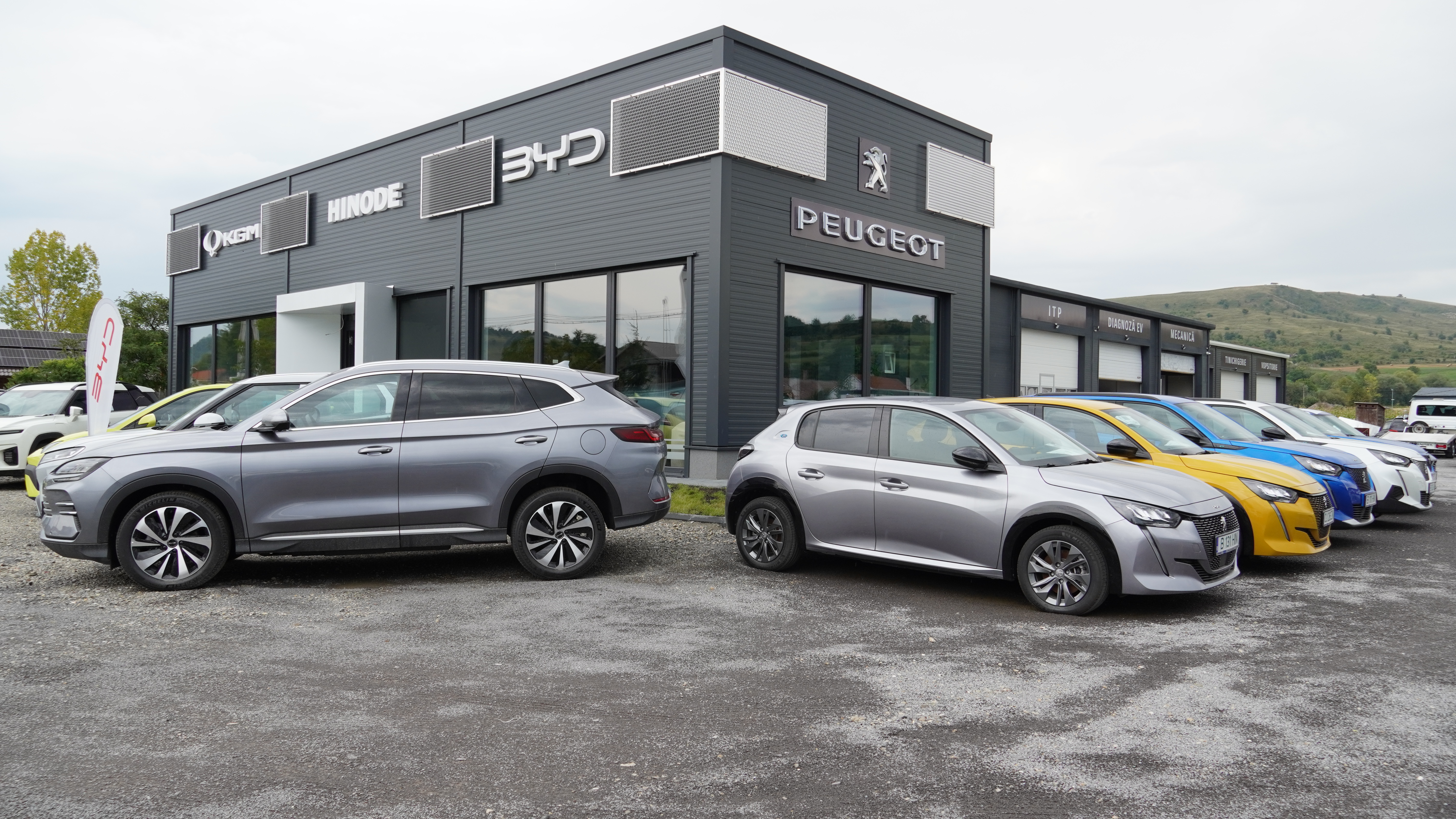 SHOWROOM ȘI SERVICE BYD / HINODE / KGM